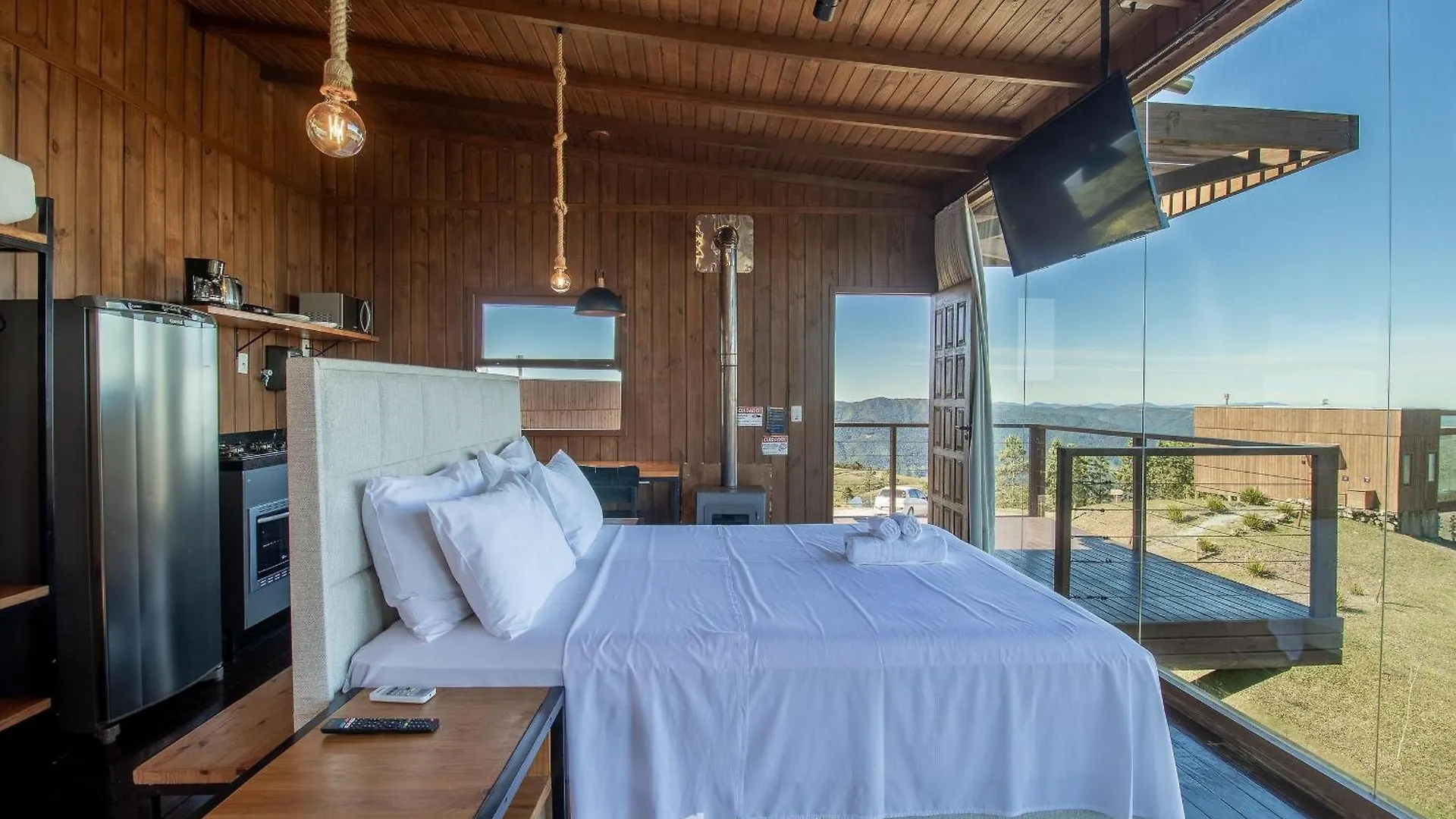 شقة Cabana Rustica Com Jacuzzi E Vista Incrivel Vst003 Anitápolis البرازيل